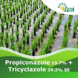 Propiconazole 10.7% + Tricyclazole 34.2% SE